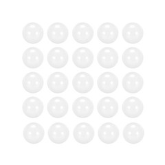 25pcs 6mm Ceramic Bearing Balls ZrO2 Zirconium Oxide Ball G5 Precision