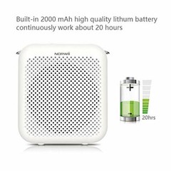 Norwii S358 Portable 2000mah Rechargeable Voice Amplifier With Wired Microphone