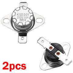 2pc Normally open KSD301 30°C 86°F Degrees Celsius Temperature Switch Thermostat