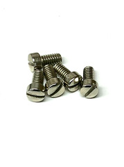 (100) 1/4-20 X 1/2 Fillister Machine Screw Nickel Plated 1/4” 1/2” Narrow Head