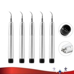 5PCS NSK Style Dental Ultrasonic Air Perio Scaler Handpiece 2Hole+G1,G2,G4