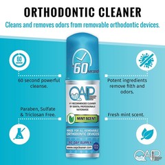 OAP Cleaner – Cleans and Sterilizes Removable 3.8 Fl Oz (Pack of 1), Clear