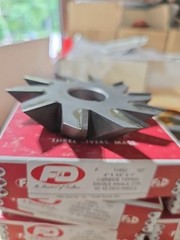 NEW F&D 4″ x 3/4″ x 1″ carbide tipped single angle ctr with 45° angle