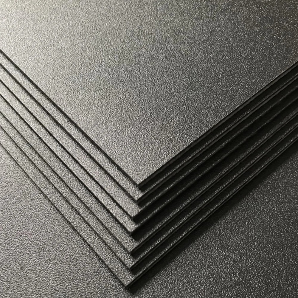 Pack of 2 ABS Plastic Sheet, Black Plastic Sheet 8 x 12 x 18 Thick (3mm) Rigid M