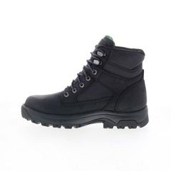 Dunham 8000 Works WP 6-Inch Plain Toe Boot Mens Black Work & Safety Boots