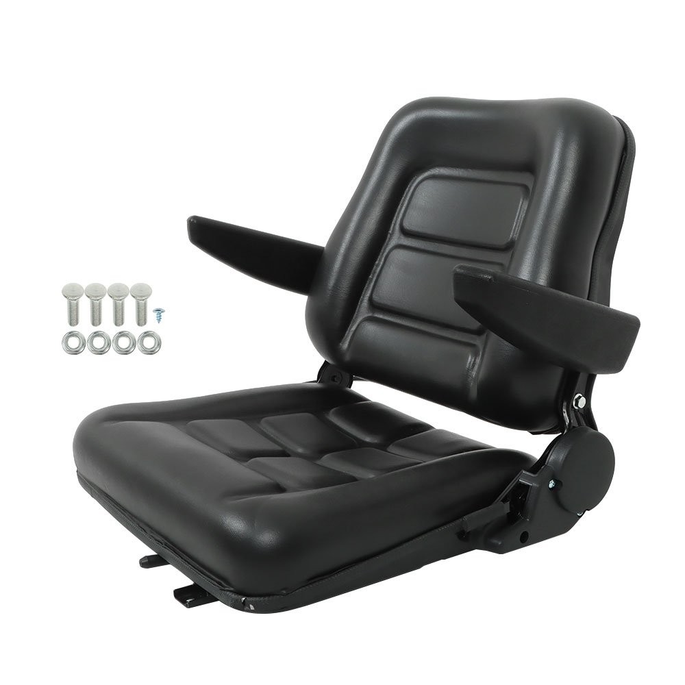 Universal Forklift Seat, Tractor Seat with Switch,Armrest for Tractor