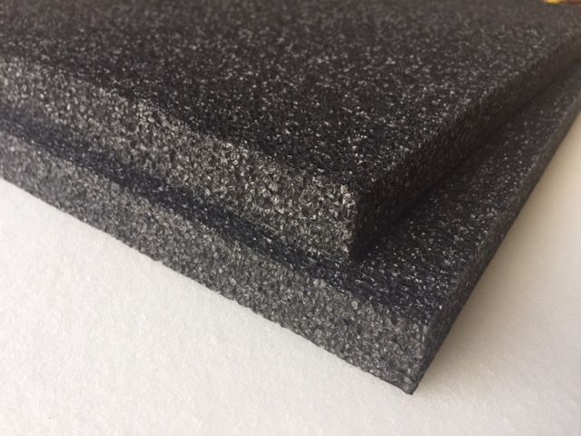 16 pc 2″ x 13″ x 20″ Black Polyethylene foam 1.7pcf *FREE SHIPPING