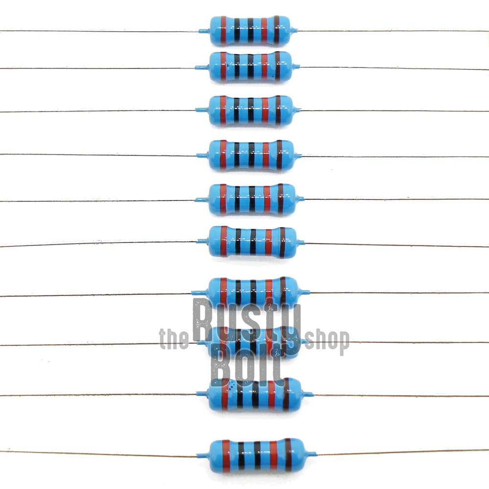 Resistors – 1/2 w (0.5 watt) – 20K ohm – 1% Tolerance – Metal Film – New