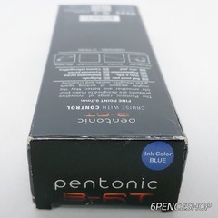 Pentonic 12ct 0.7 mm Fine Retractable Point Pen Ink Color-Blue