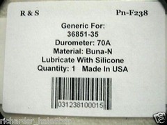 AQUA-PURE 3685135,36851-35 Gasket, Nitrile, for AP200,AP210,1ZKK5,2P275,R&S-F238