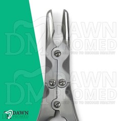 Beyer Bone Rongeur Straight 3.5mm Bite 7″ Double Action Orthopedic Instruments