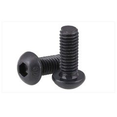 M3 M4 Allen Hex Socket Button Head Screws Bolts 3-50mm Grade 10.9 Steel DIN 7380