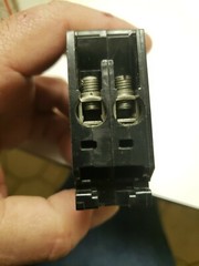 (1) General Switch GH2020H type GB 2 single Pole 20 Amp Circuit breaker Twin
