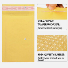 6”x10” Kraft Paper Padded Bubble Envelopes Mailers Shipping Case 6”x10” 30pc