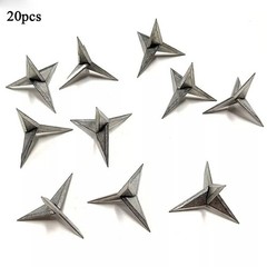 20/10xTire Puncture Spikes Heavy Portable Duty Carbon Steel Triangle Road Spikes