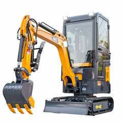 MMS Mini Excavator 13.5hp 1.4Ton Gas B&S EPA Engine With Swing Boom