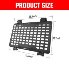 Rear Window Molle Panel Modular Storage Panel System Rear Window Protective