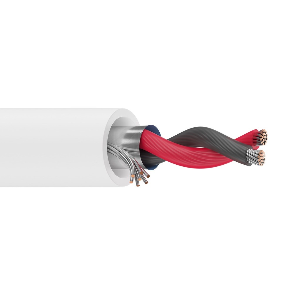 PER FOOT Belden 82760 18 AWG 1 Pair Shielded CMP Electronic Cable Cable 300V