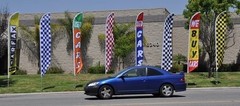 Buy Here Pay Here Advertising Feather Banner Swooper Flag Sign with 15 Foot…