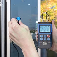 Digital Ultrasonic Thickness Meter Tester Testing Gauge 0.8-500MM Steel Plastics