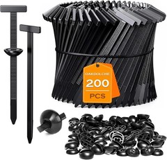 200PCS-Universal Cable Tie Buckle, Heavy Duty Self-Locking Nylon Zip Ties Holder