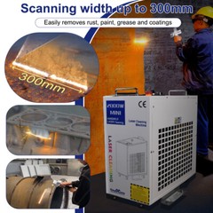 Handheld 1500W Fiber Laser Cleaning Machine Laser Remove Rust/Oil/Paint Cleaner