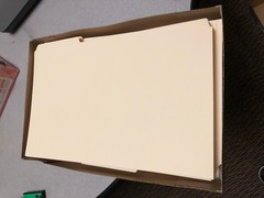 Smead 1/3 Cut Assorted Position 100 File Folders, One-Ply Top Tab, Legal, Manila