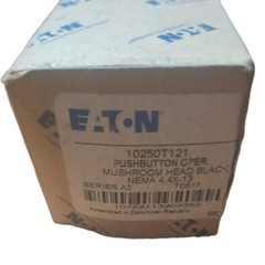 Eaton 10250T121 Push Button Operator Mushroom Head Black 30.5mm Heavy New