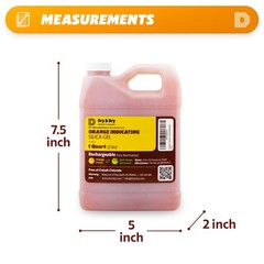 “Dry & Dry” [1 Quart] Premium Orange Indicating Silica Gel Desiccant Beads(Indus