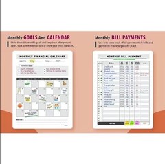 Buy 1 Get2Monthly Bill Payment Tracker Planner, Large Undated Monthly, 48 Months