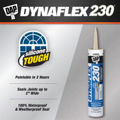 Dynaflex 230 10.1 Oz. Almond Premium Elastomeric Exterior/Interior Window, Door