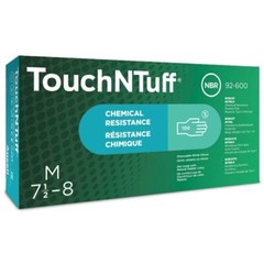 Ansell 92-600 Touch N Tuff Teal Nitrile Powder Free S, M, L, XL Box 100 Each