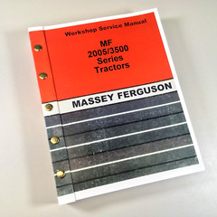 Massey Ferguson 2005 Series 2625 2645 2685 2725 Tractor Service Manual Workshop