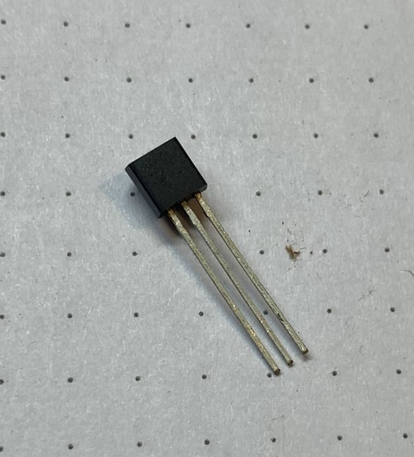 Temperature Sensor Analog, -10° C to +125° C, 19.5 mV/° C, TO-92 Case, 1 Each