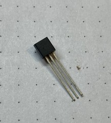 Temperature Sensor Analog, -10° C to +125° C, 19.5 mV/° C, TO-92 Case, 1 Each