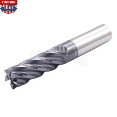 5/8″ 5 Flute Variable Helix Carbide 2″ LOC x 4″ OAL End Mill – AlCrN Coated