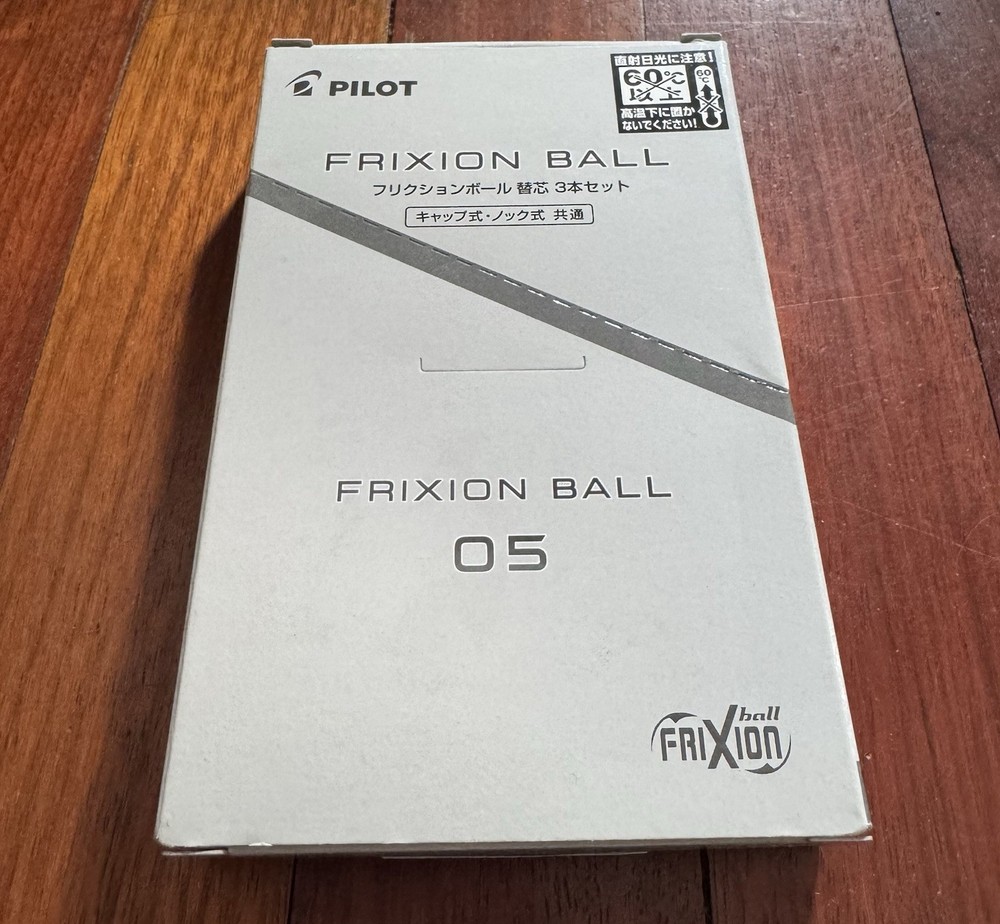 Pilot FriXion Ball Refill 0.5 mm Black Erasable Gel Pen Refills – Bulk Box (30)