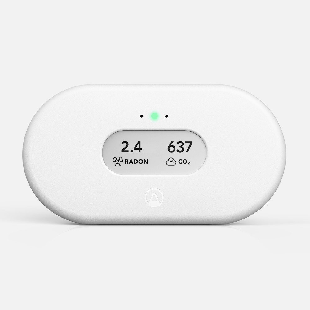 Lot Of 4 Airthings 2969 View Plus – Battery Powered Air Quality Sensors Business