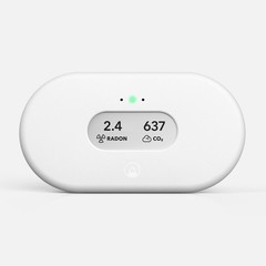 Lot Of 4 Airthings 2969 View Plus – Battery Powered Air Quality Sensors Business