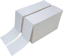 6000 LABELS 4×6 Fanfold Direct Thermal Shipping Labels ZEBRA UPS etc 3000 x 2
