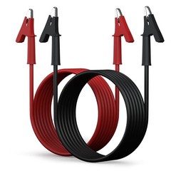 Corrosion-Resistant 14 AWG Leads with Alligator Clips – 19A Max Support