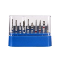 50PCS Dental Crown Preparation Diamond Burs Anterior Teeth Air Turbine Drills AZ