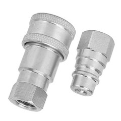 Hydraulic Quick Coupler Male And Female 1/4in NPT Quick Connect Fittings
