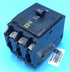 New Circuit Breaker Square D QOB360 3 Pole 60 Amp 240V 10kA BOLT ON PANEL ONLY