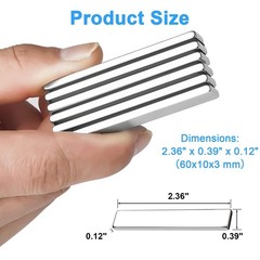 8 Pack Magnets, Heavy Duty Strong Rare Earth Neodymium Magnets with Double Si…