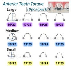 Dental Orthodontic Torquing Spring Single Anterior Teeth Torque Springs Brackets