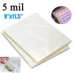 5 Mil Clear Thermal Laminating Pouches Letter 9″x11.5″ Size Laminator Sheets