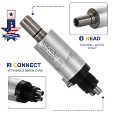 ASkeadnt Dental Low Speed Handpiece Air Motor E-type 4 Holes Micromotor NEW