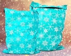 NEW 10×13 Fall, Christmas, Snowmen, Teal Snowflakes, Trees Poly Shipping Mailers