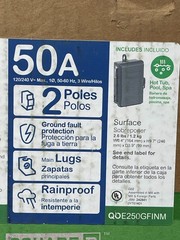 NEW Square D 50A Hot Tub/Pool/Spa Panel Surface Main Lug Load Center QOE250GFINM
